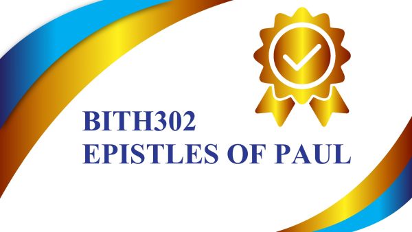 BITH309 SPIRITUAL WARFARE