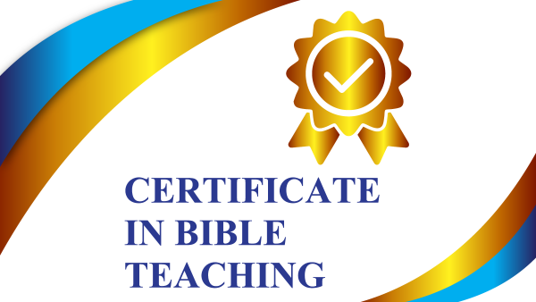 MODULE 1. Certificate in Bible Teaching