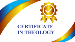 MODULE 5. Certificate in Theology